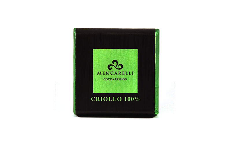 Tavoletta Cioccolato 50g
Fondente Criollo 100%