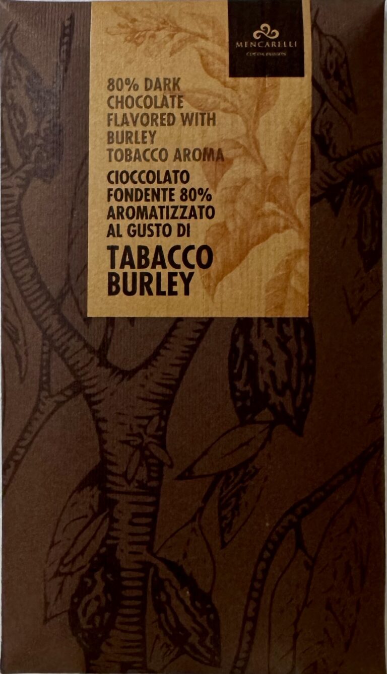 Tavoletta Fondente 80% al Tabacco Burley - 80g