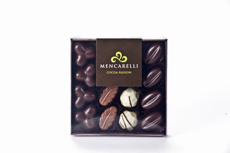 Scatola Trasparente 16 Praline Assortite