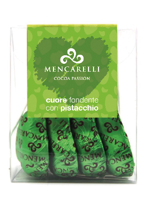 Astuccio 4 Cuori con Ripieno al Pistacchio