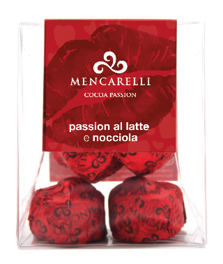 Astuccio 4 "Passion" con Ripieno al Latte