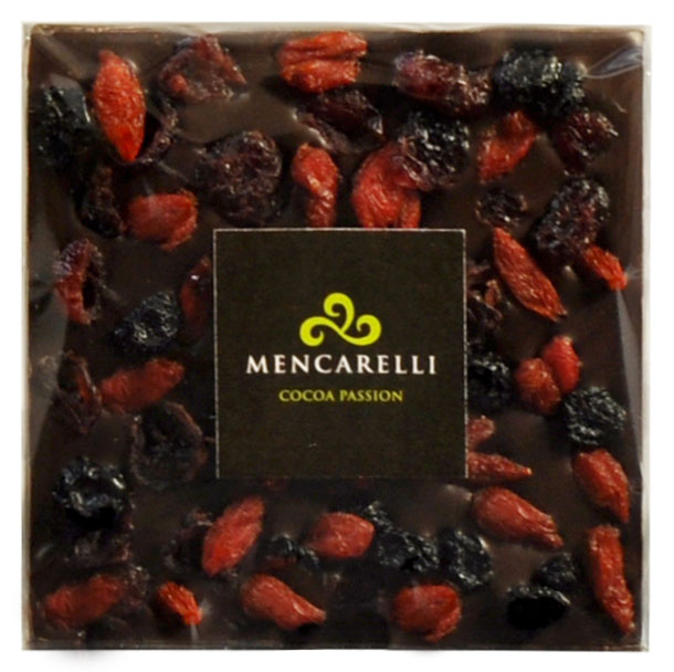 Tavoletta 70g - Cioccolato Fondente e Frutta Disidratata