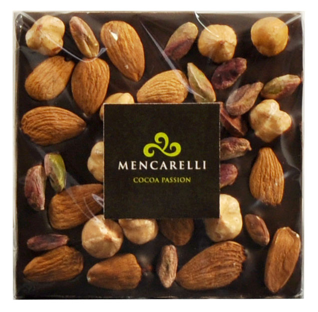 Tavoletta 80g - Cioccolato Fondente e Frutta Secca
